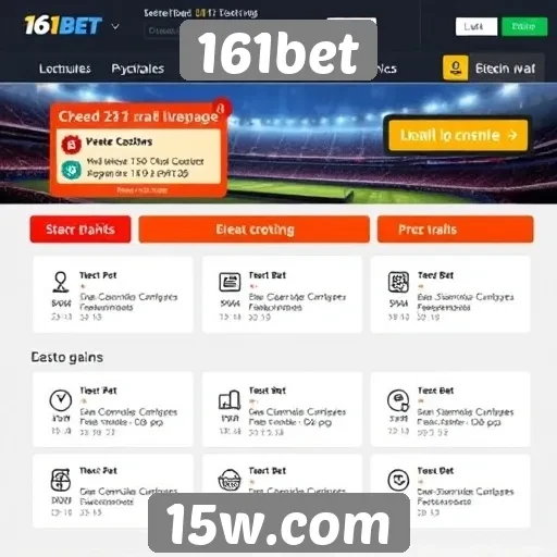 Análise das funcionalidades do site 161bet